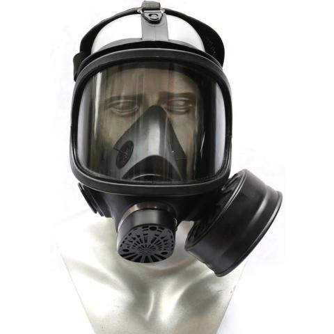 Gas Mask, Large View, Fire Protection, Gas Protection, Comprehensive Mask, Chemical Smoke and Gas Protection Mask, Headworn